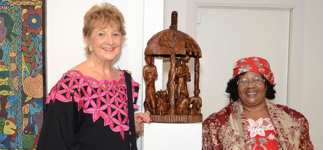 Dr. Natalie Hahn and Dr. Joyce Banda