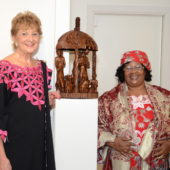 Dr. Natalie Hahn and Dr. Joyce Banda