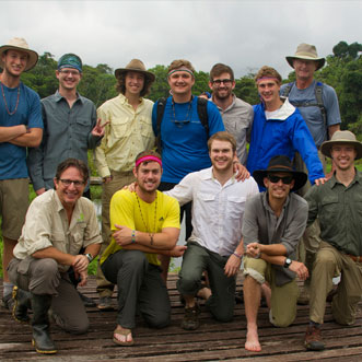Dean Jacobs with SigEps in Ecuador
